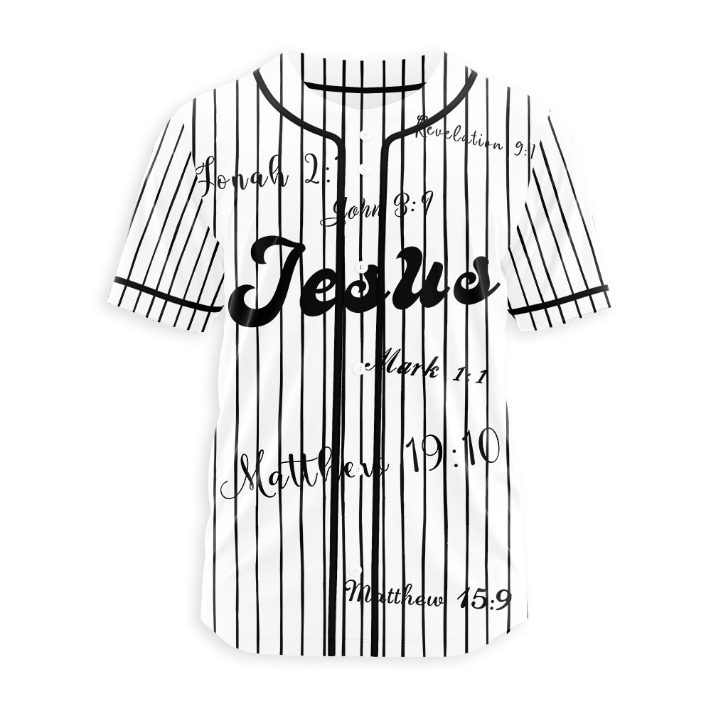 Book Of The Bible Christian Baseball Jersey
