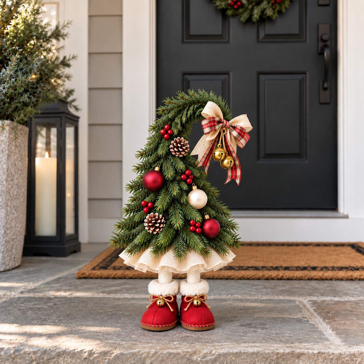 Whimsical Christmas Elf Tree Decor