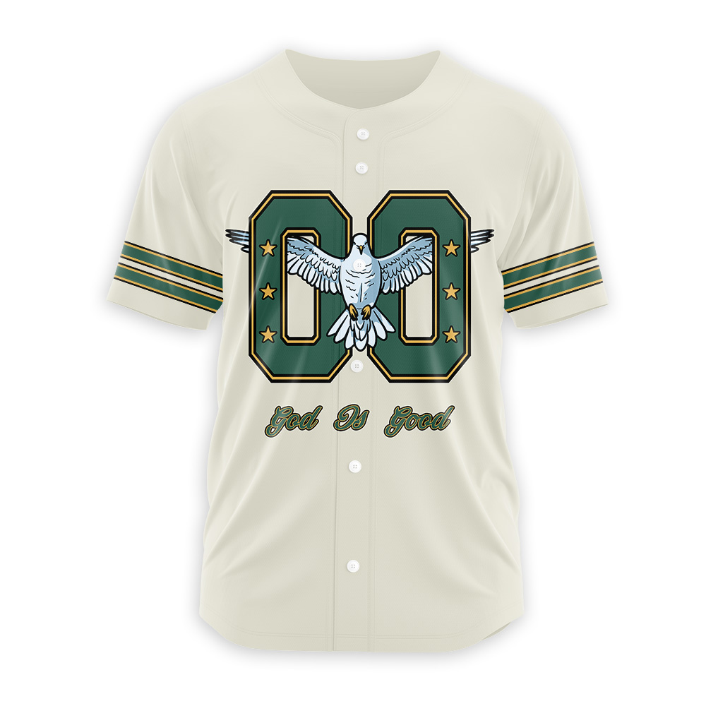 God Is Good Christian Baseball Jersey