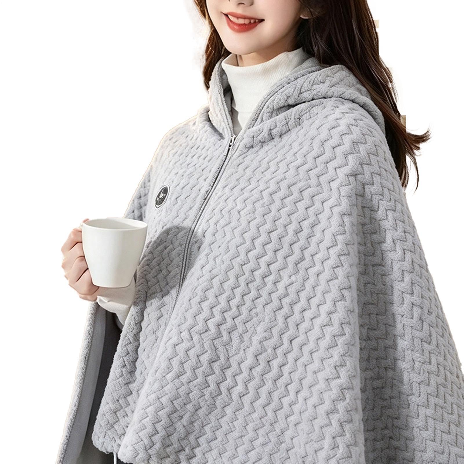 ❄️Christmas Sale 50% OFF🔥 Women’s Heated Shawl | Portable USB-Powered Warmth for Home, Work & Outdoors