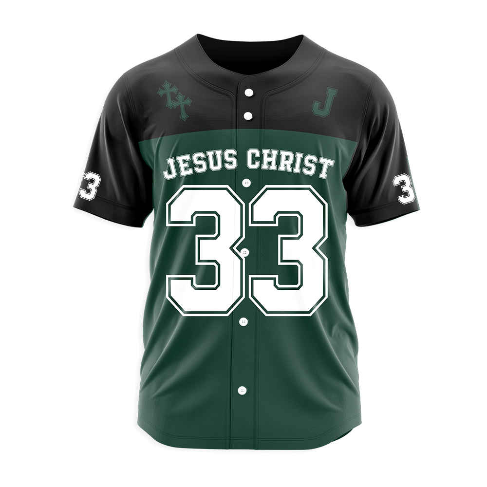 Jesus Christ Christian Baseball Jersey
