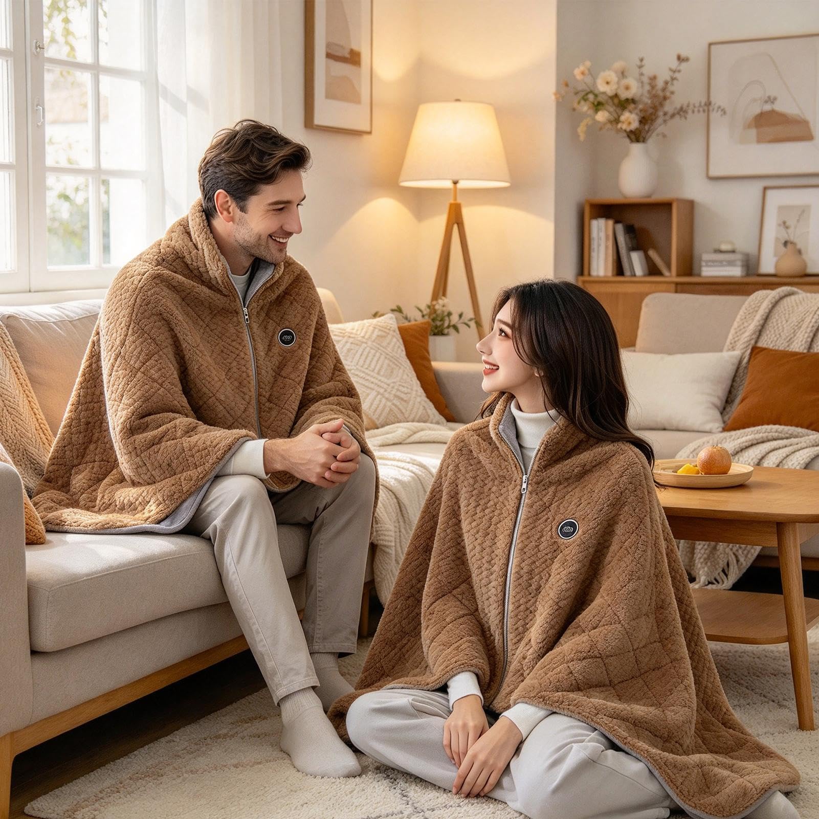 ❄️Christmas Sale 50% OFF🔥 Women’s Heated Shawl | Portable USB-Powered Warmth for Home, Work & Outdoors