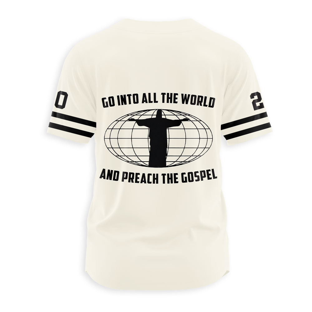 Preach The Gospel And Make Disciples Christian Baseball Jersey