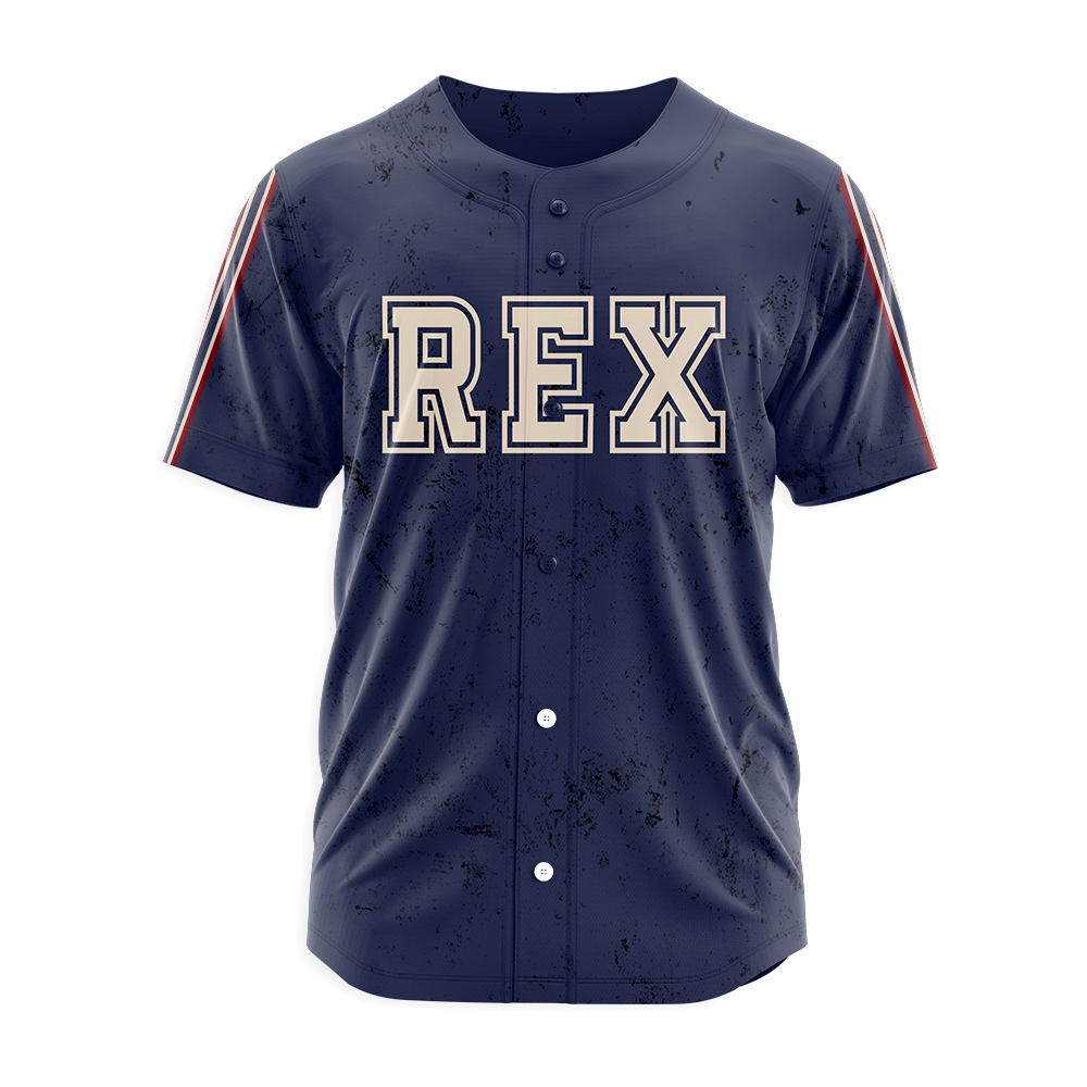 REX Enternal Christian Green Baseball Jersey