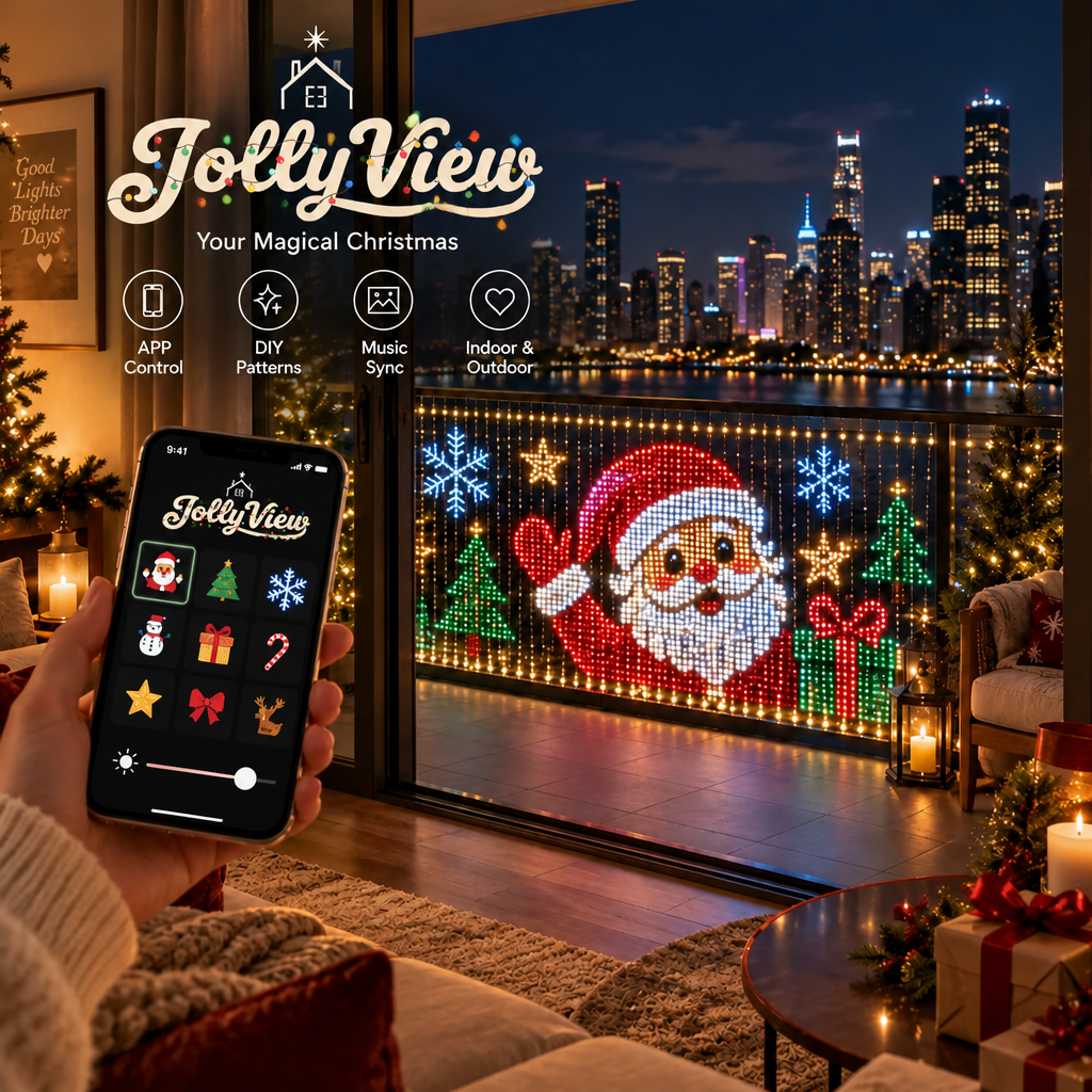 Christmas Balcony Lights