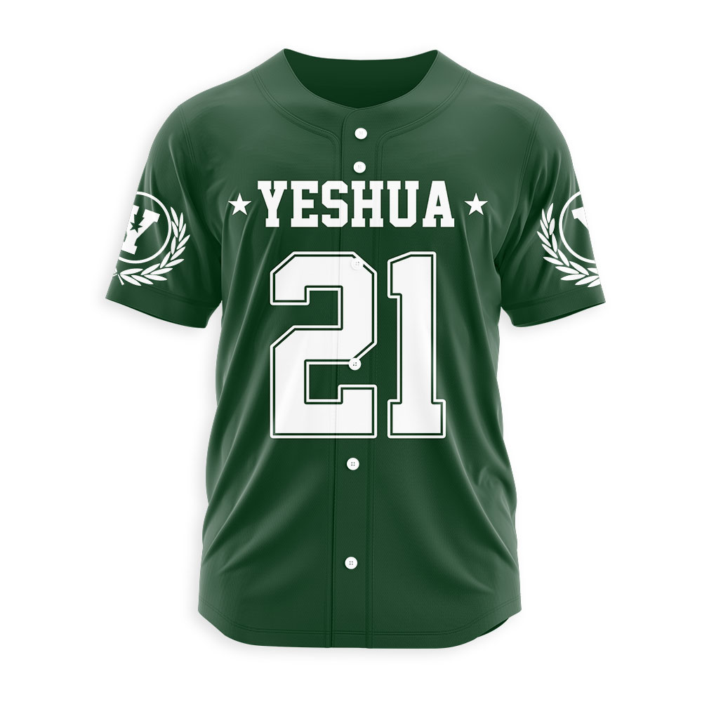 YESHAU 21 Christian Baseball Jersey
