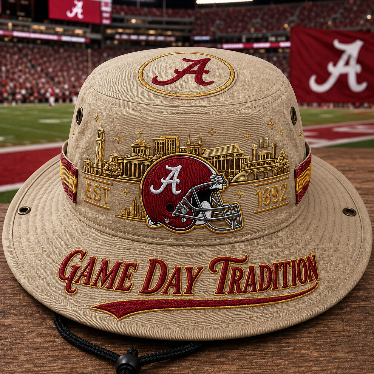 🔥🇺🇸 Last Day Promo: 49% OFF 🏈 ROLL TIDE Football Heritage Boonie Hat