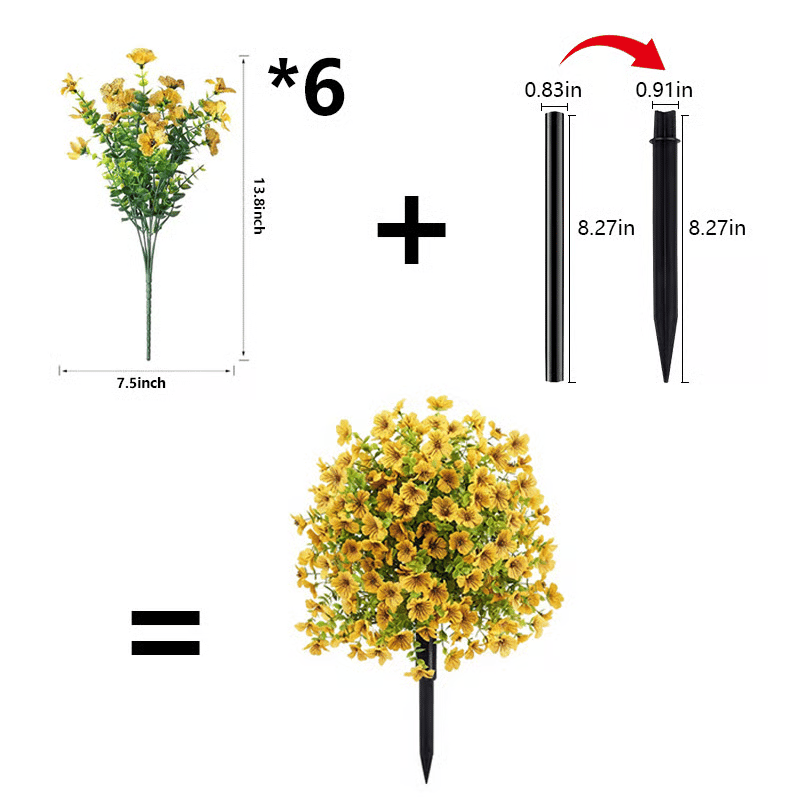 ğŸŒºMother's Day 49% OFFğŸŒ±Outdoor/Indoor UV Resistant & Waterproof Artificial Flower Decor