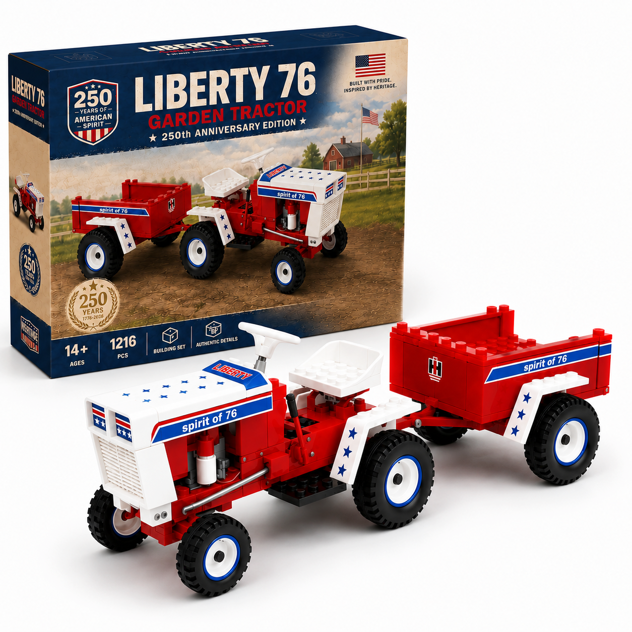 🇺🇸 Liberty 76 Garden Tractor-250th Anniversary Edition