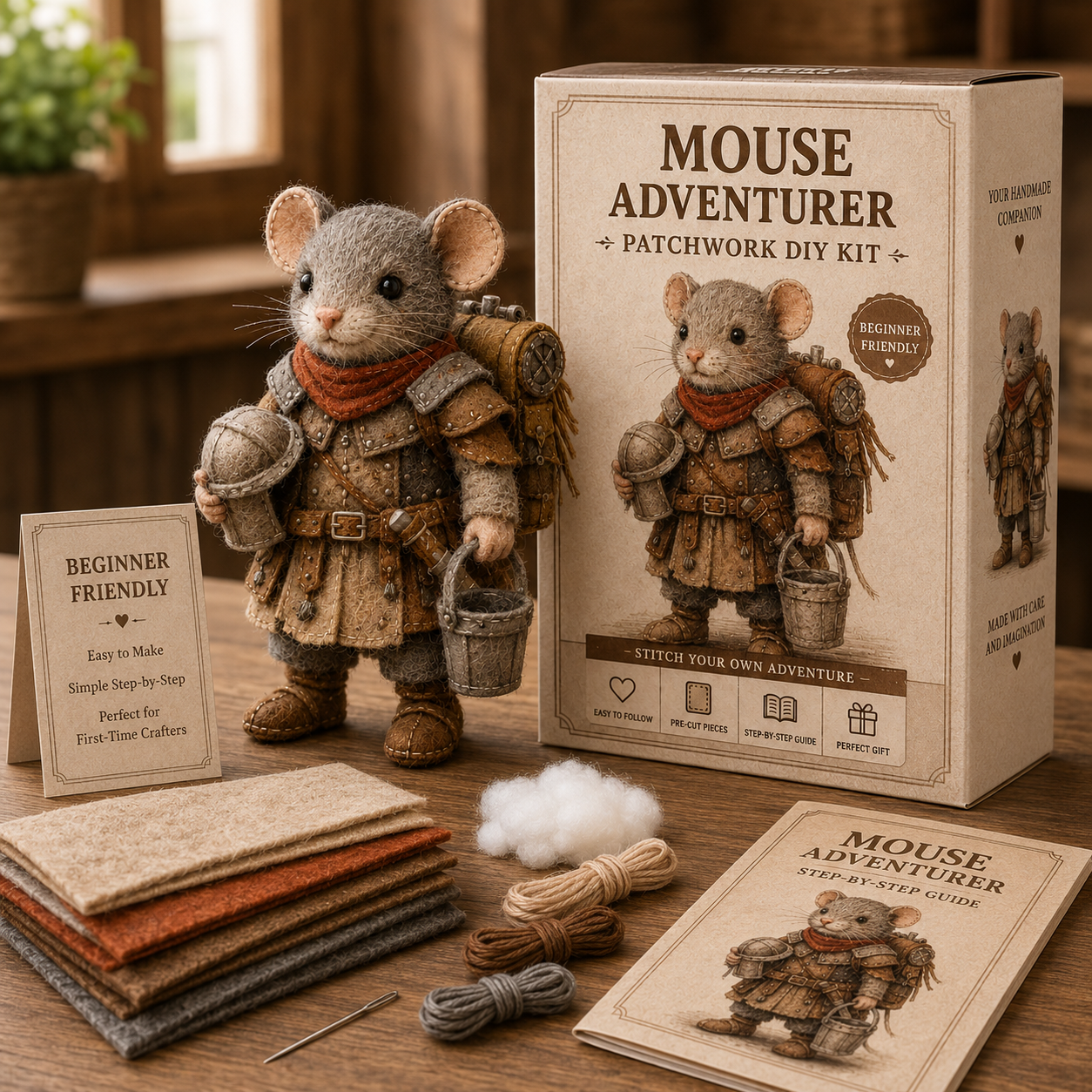🧵Patchwork Adventure DIY Kit | DIY Character Set