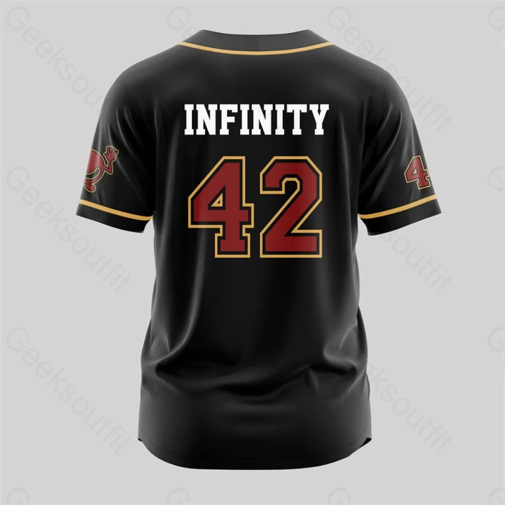 Don’t Panic Infinity Baseball Jersey