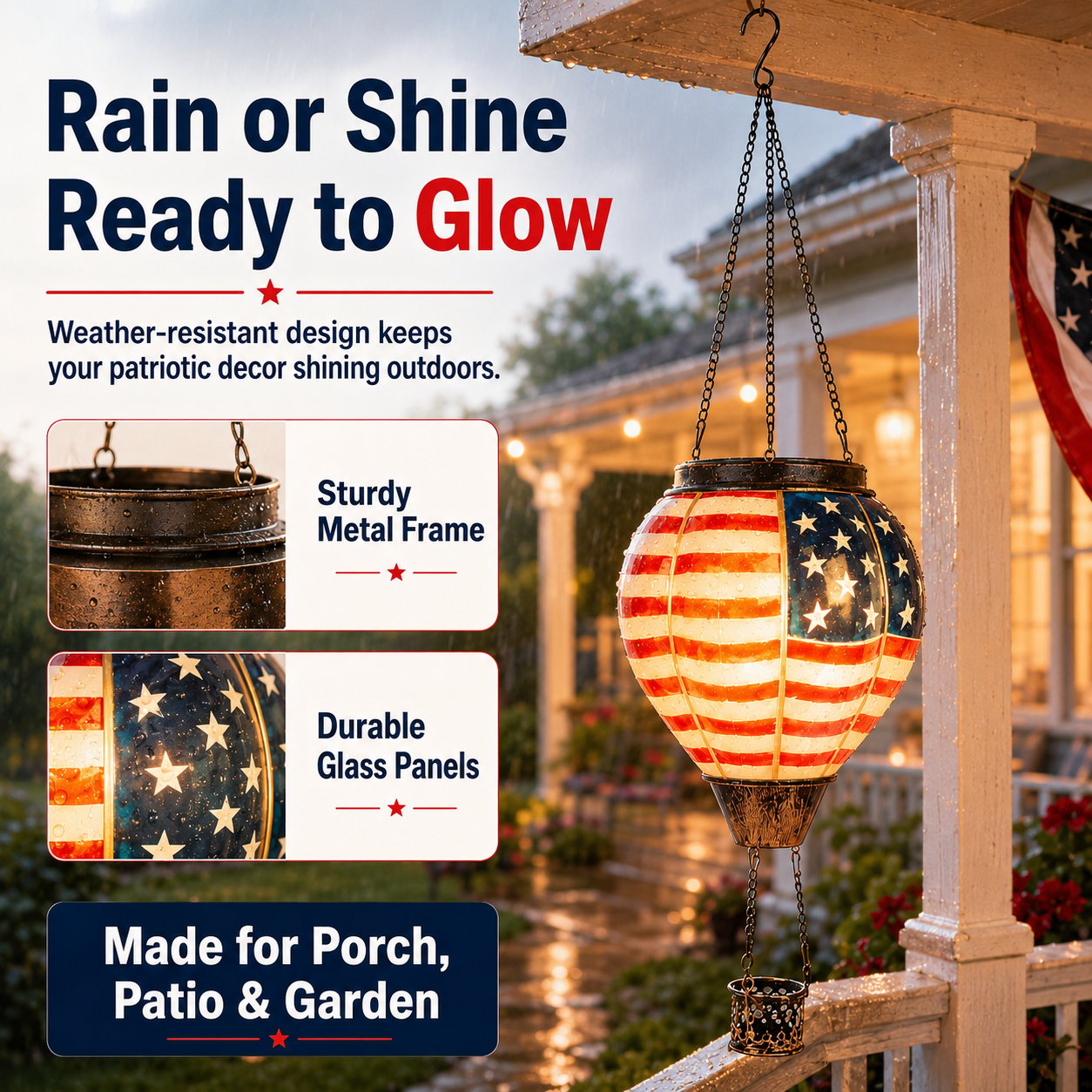 250th Anniversary Solar Hot Air Balloon Lantern
