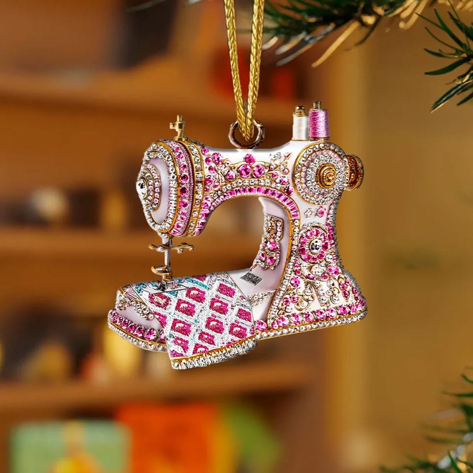 Diamond Sparkle Sewing Ornaments-Giftshomie
