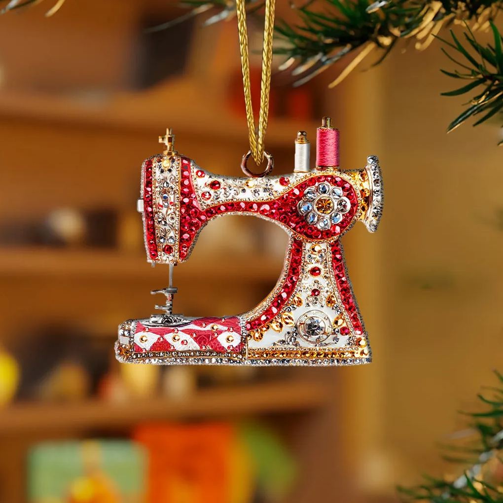 Diamond Sparkle Sewing Ornaments-Giftshomie