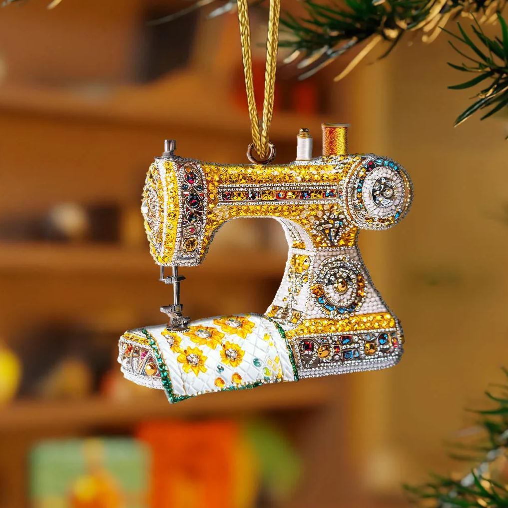 Diamond Sparkle Sewing Ornaments-Giftshomie