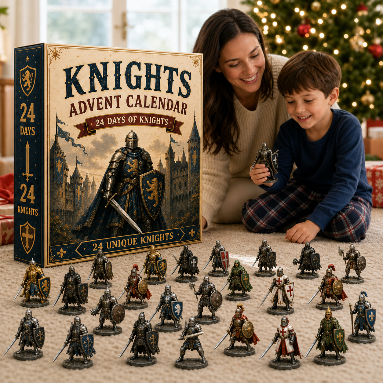 Knights Advent Calendar 2026 — 24 Unique Medieval Figurines ⚔️🏰
