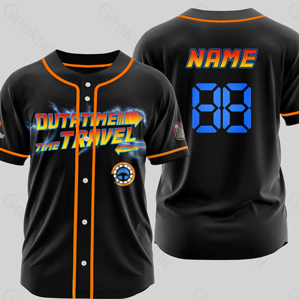 Personalized Back to the Future Baseball Jersey