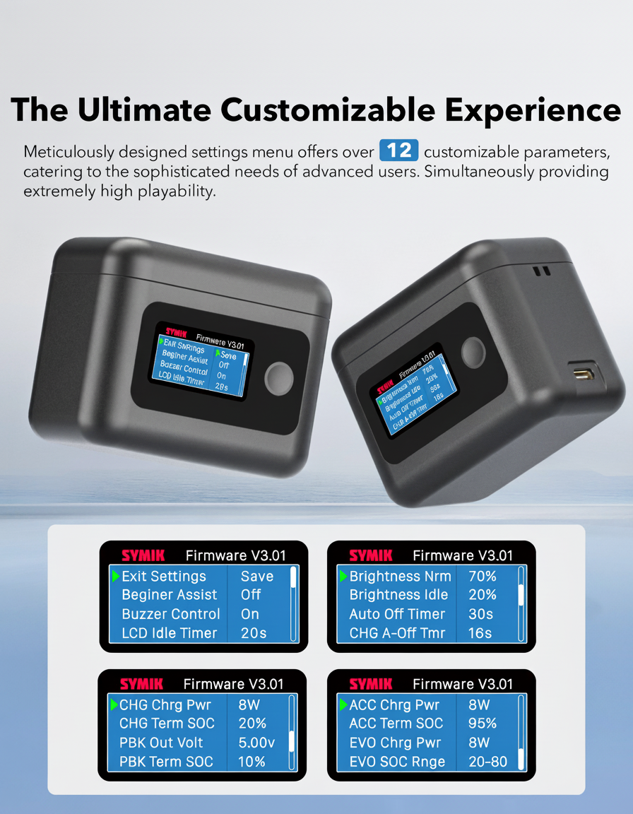 YATEOO X4 Air Batteries(2 Packs) with Fast Charge Hub 27W Dual Fast Charging Case w/LCD Display, Intelligent Two Way Charger Hub for Insta360 X4 Air,Shows Battery SOC