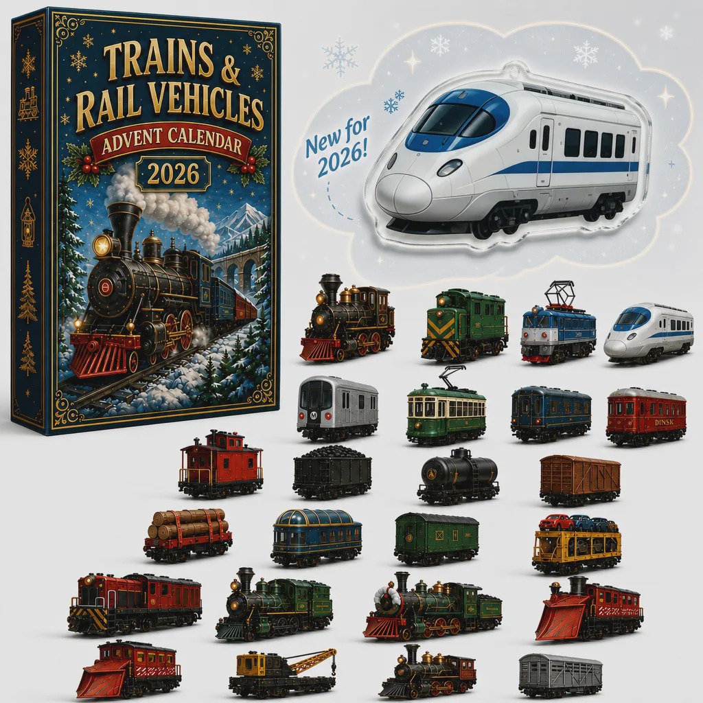 🚜Build the Fleet Collection 24-Day Vehicle Advent Calendar Series Christmas gifts
