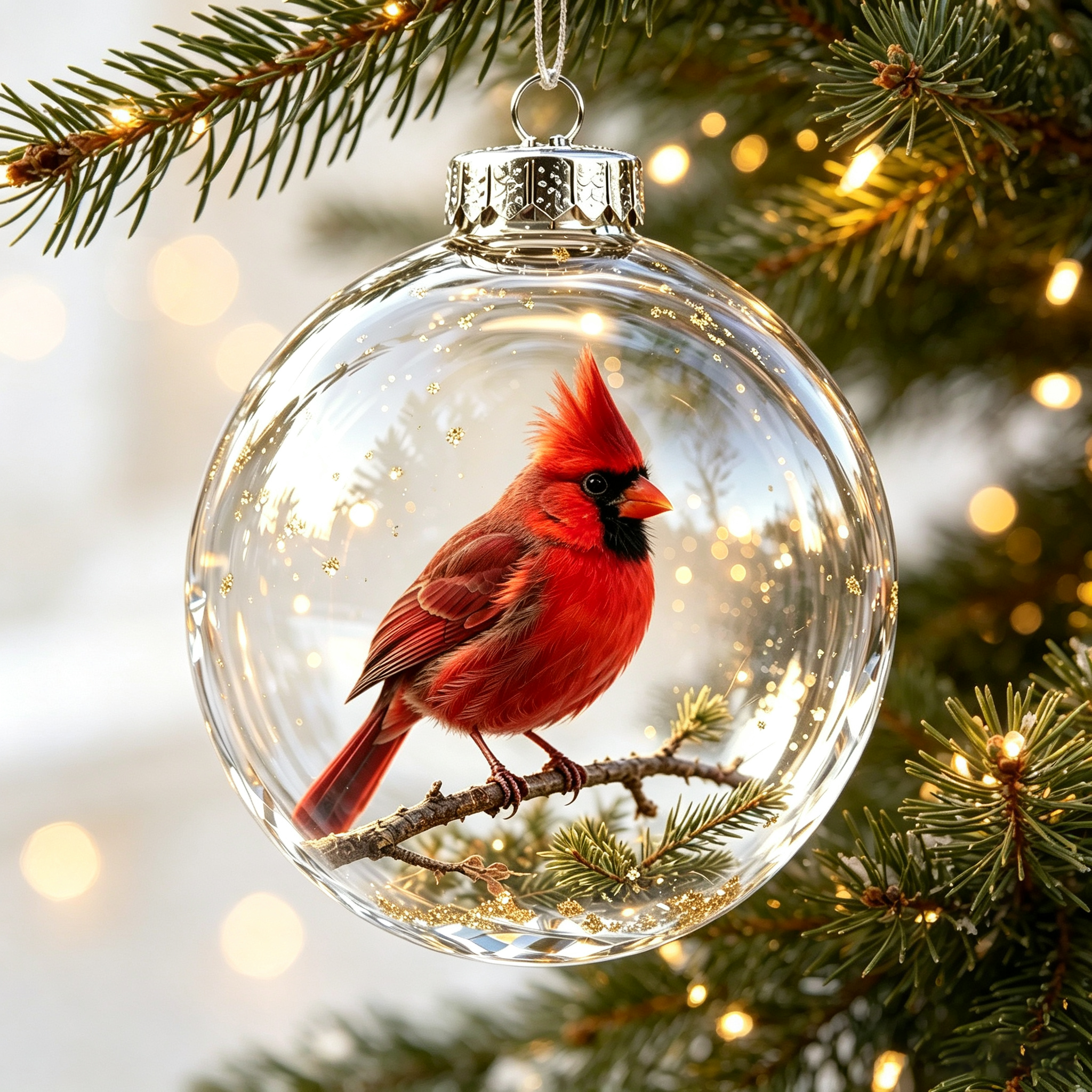 Winter Cardinal Keepsake Ornament