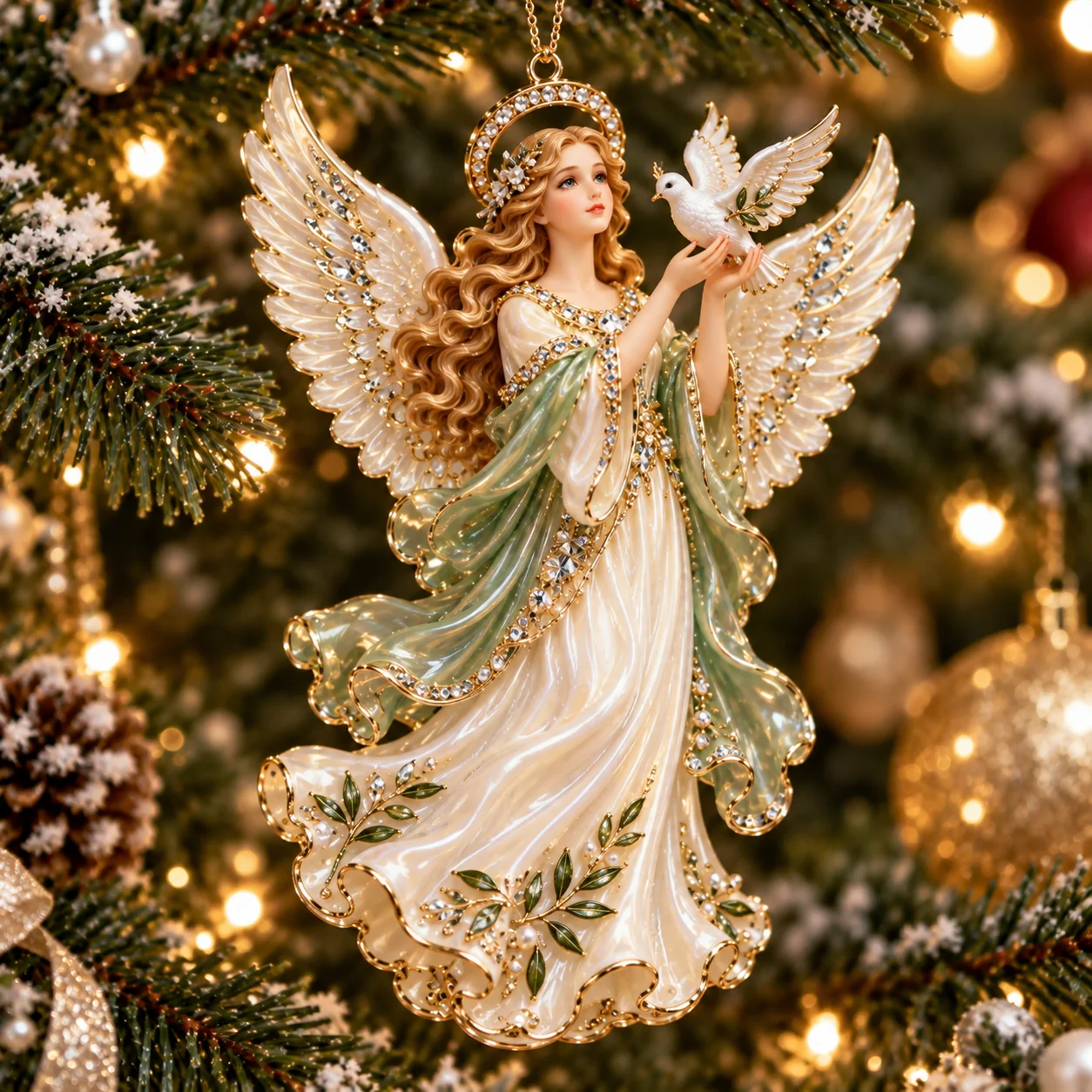 ✨ Angel Christmas Ornament Collection