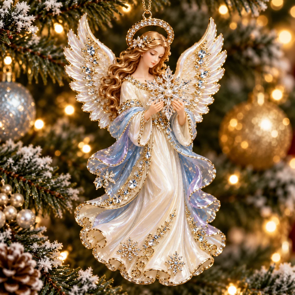 ✨ Angel Christmas Ornament Collection