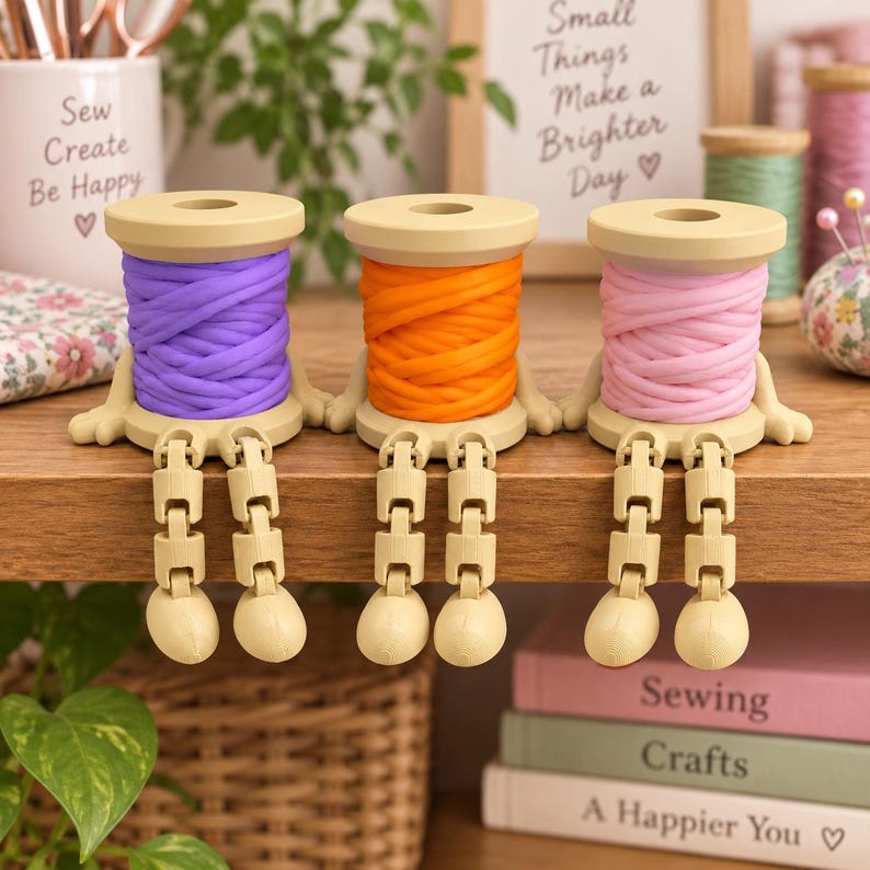 Thread Spool Shelf Buddy