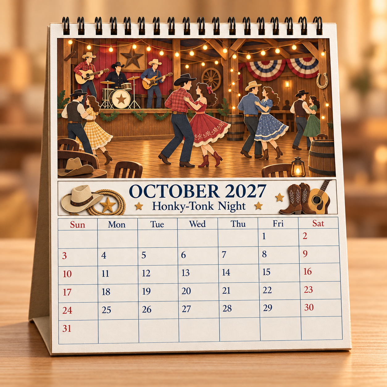 🎞️ 2027 A Year Of Good Old Days Wall Calendar