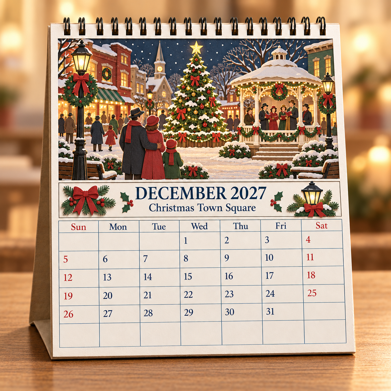 🎞️ 2027 A Year Of Good Old Days Wall Calendar