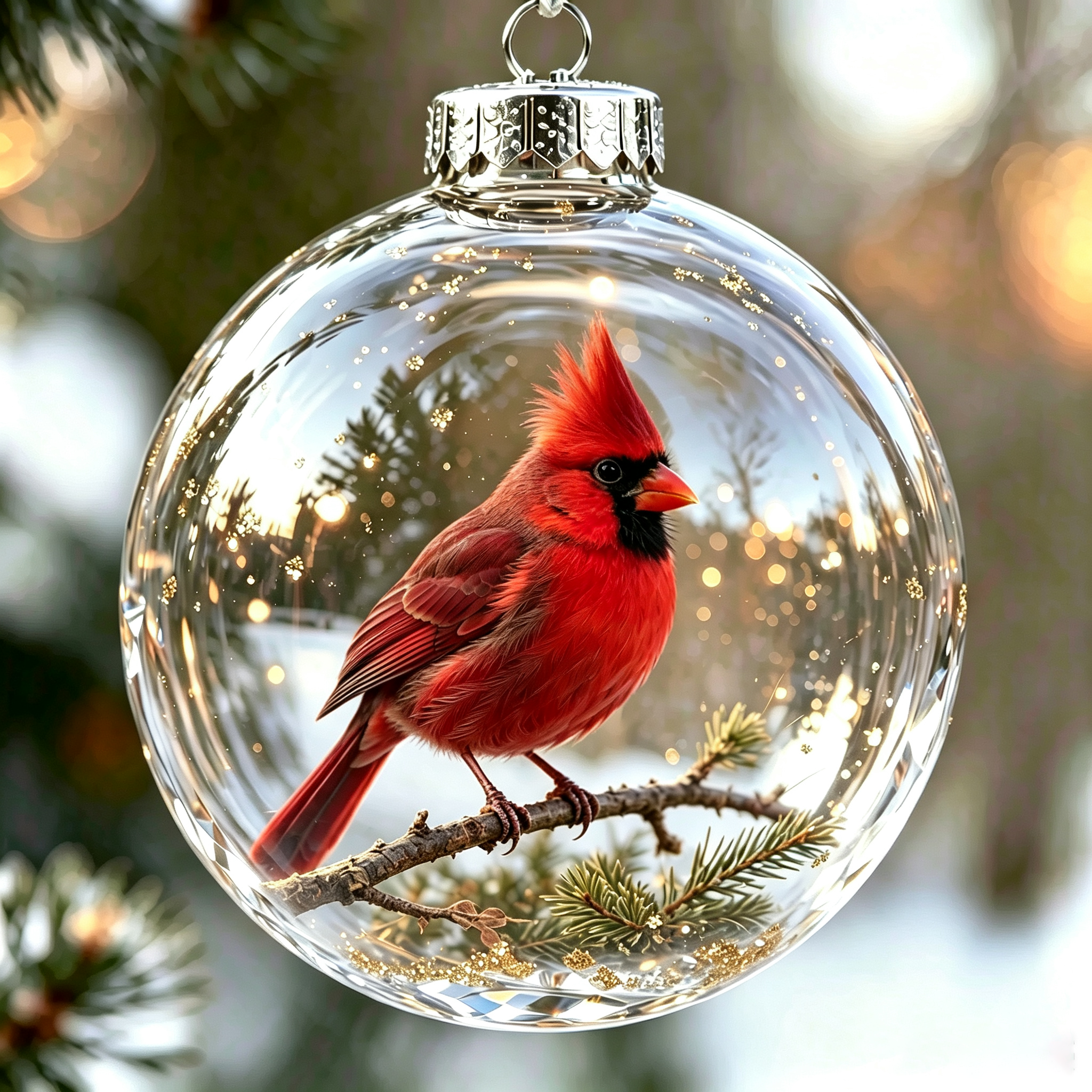 Winter Cardinal Keepsake Ornament