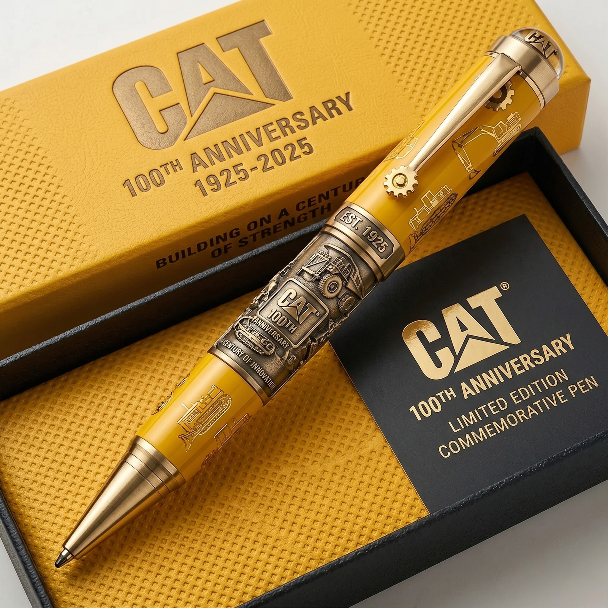 Caterpillar (CAT) 100th Anniversary Limited Edition Commemorative Pen