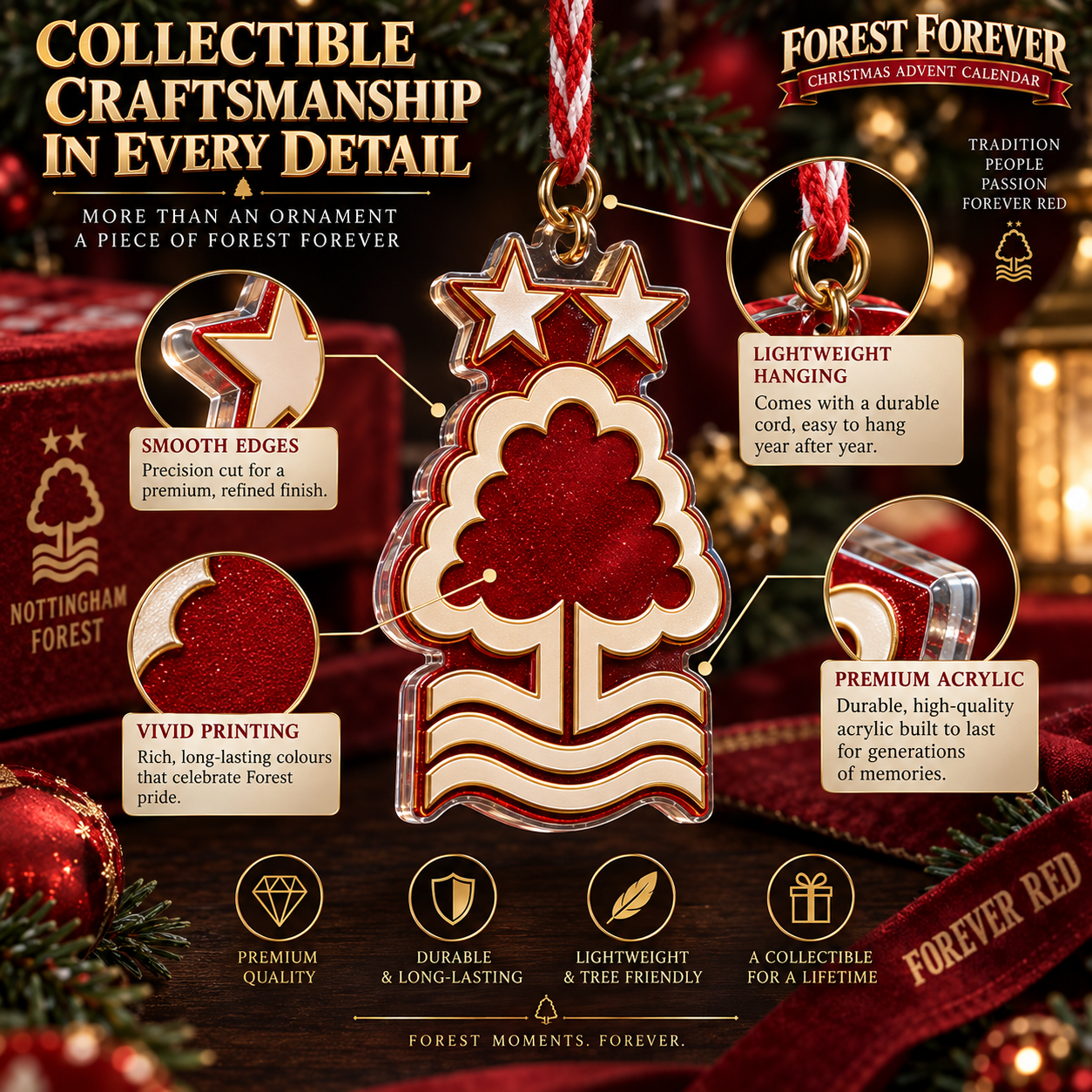 🎄 Forest Forever! Football Christmas Advent Calendar