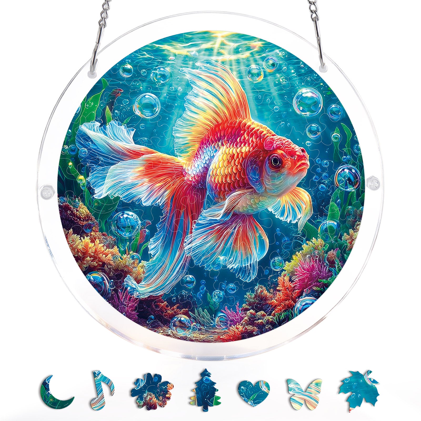 Starflame Goldfish Light Suncatcher-Acrylic Window Art