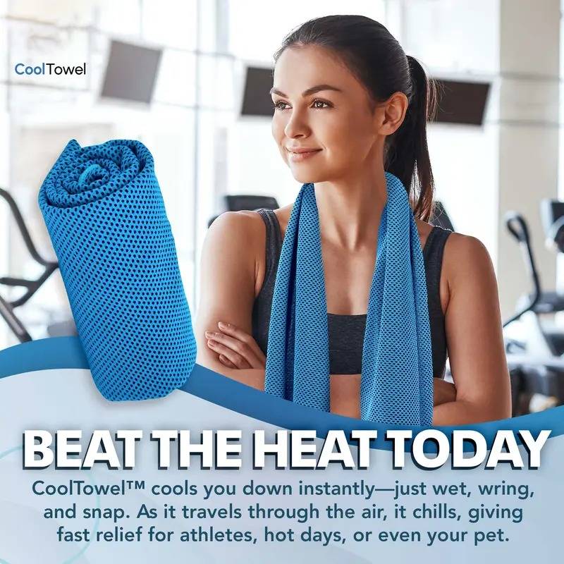 🎁Last Day Buy 1 Get 1 Free ❄️🔥Cold Sweat Towel You Can Use Anywhere, Anytime! Reusable Soft Absorbent Cooling Portable