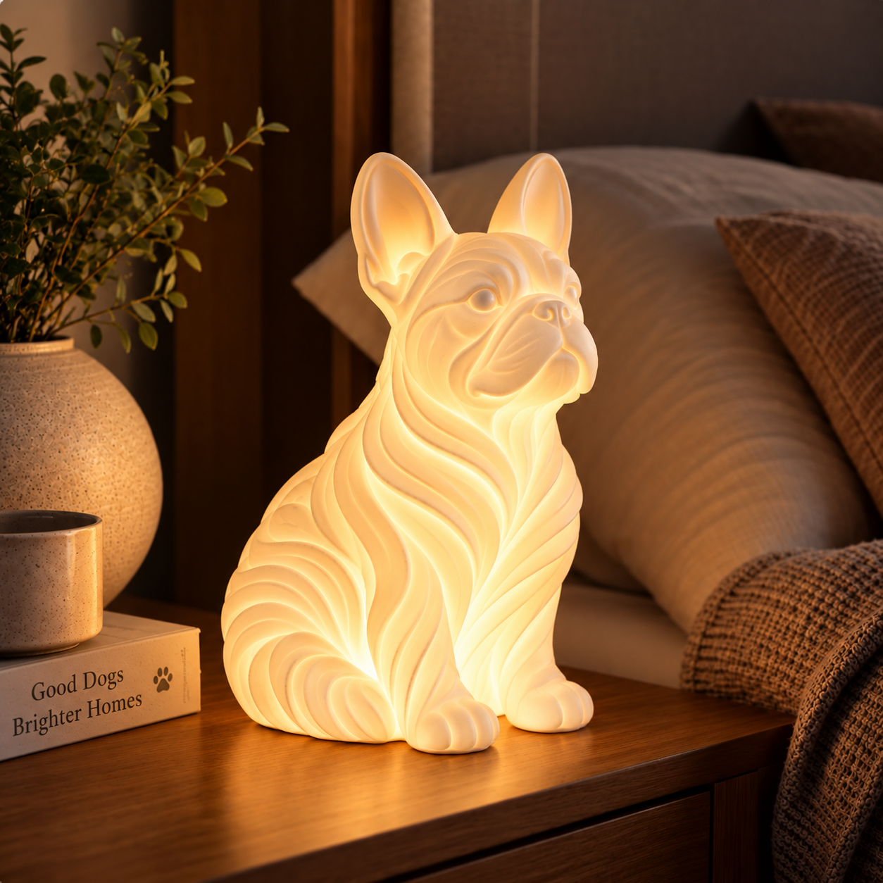 Sculptural Cat Table Lamp