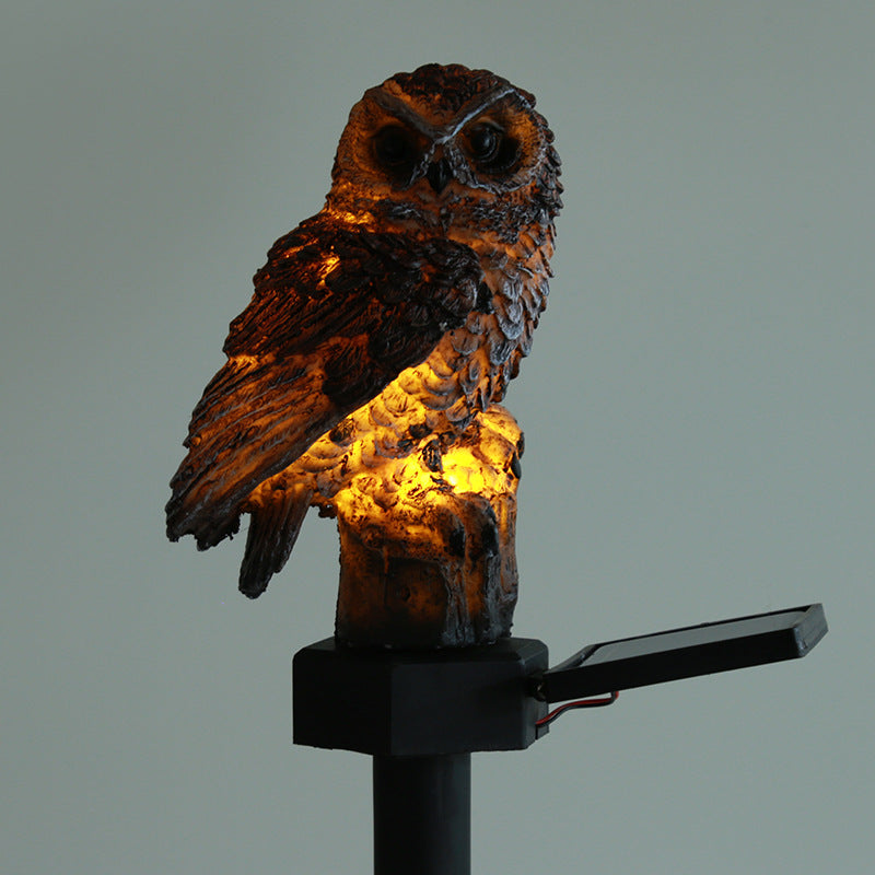 Waterproof Solar Owl Light LED Pathway Light for Lawn, Garden & Outdoor Decor