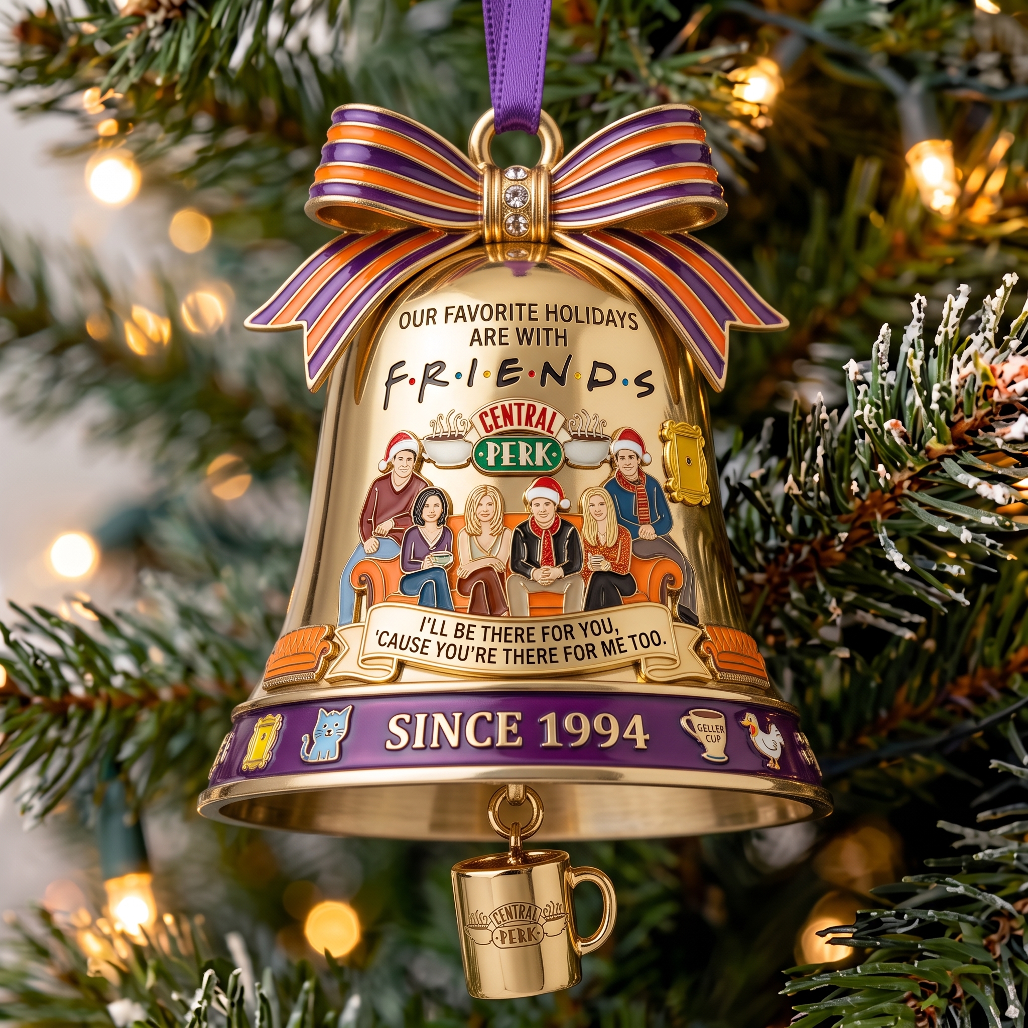 Friends Central Perk Bell Ornament