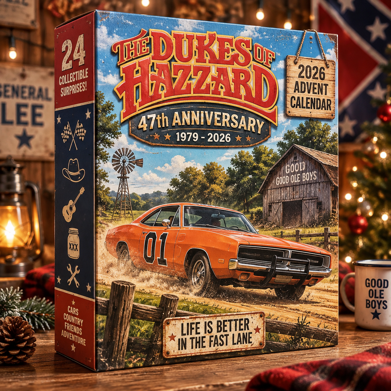 The Dukes of Hazzard 47th Anniversary 2026 Advent Calendar