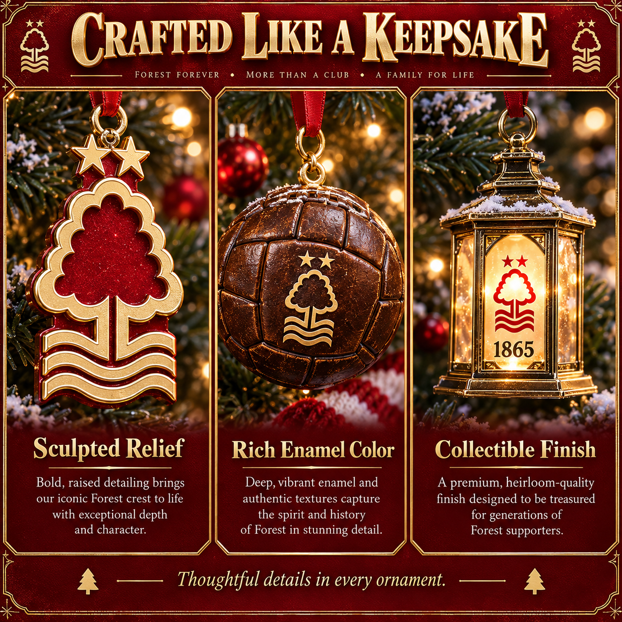🎄 Forest Forever! Football Christmas Advent Calendar
