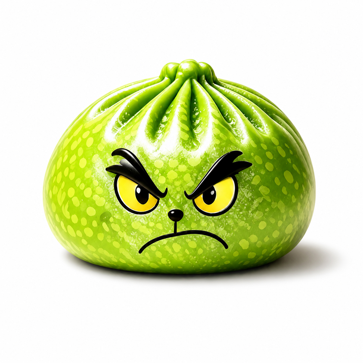 Funny Green Dumpling Squishy Toy – Slow Rising Squeeze Toy, Unique Christmas Gift -