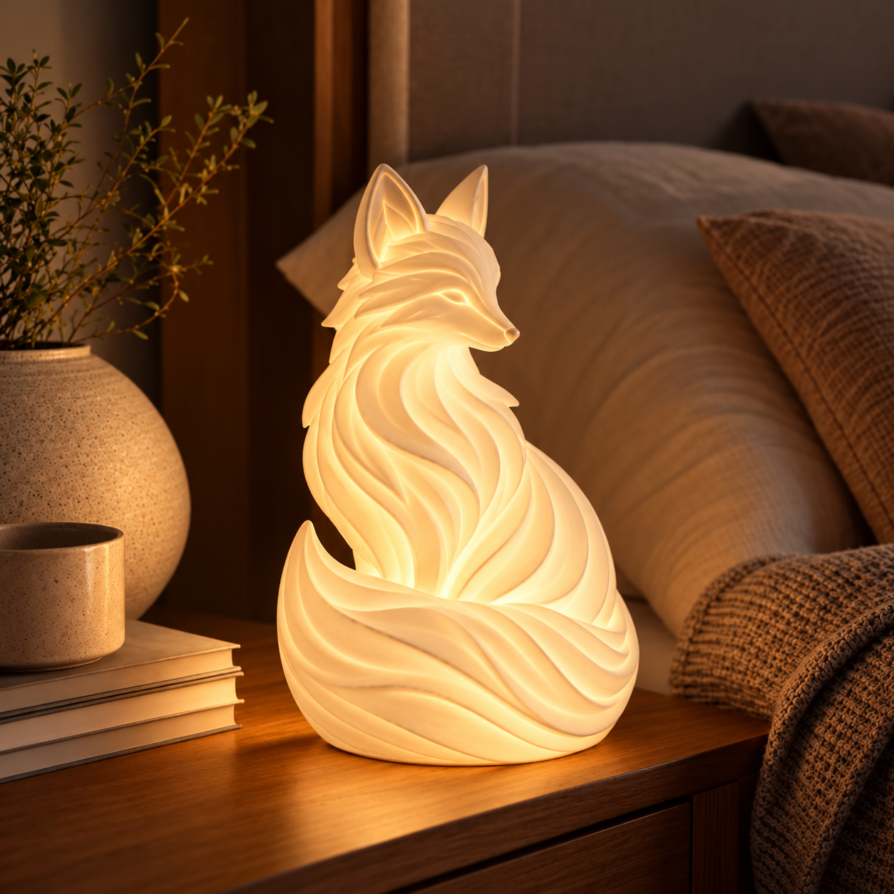 Sculptural Cat Table Lamp
