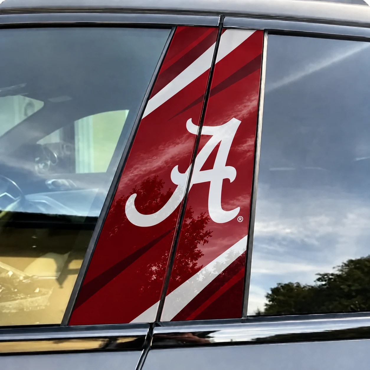 Alabama Crimson Tide Car Pillar Wrap Special - Universal Fit