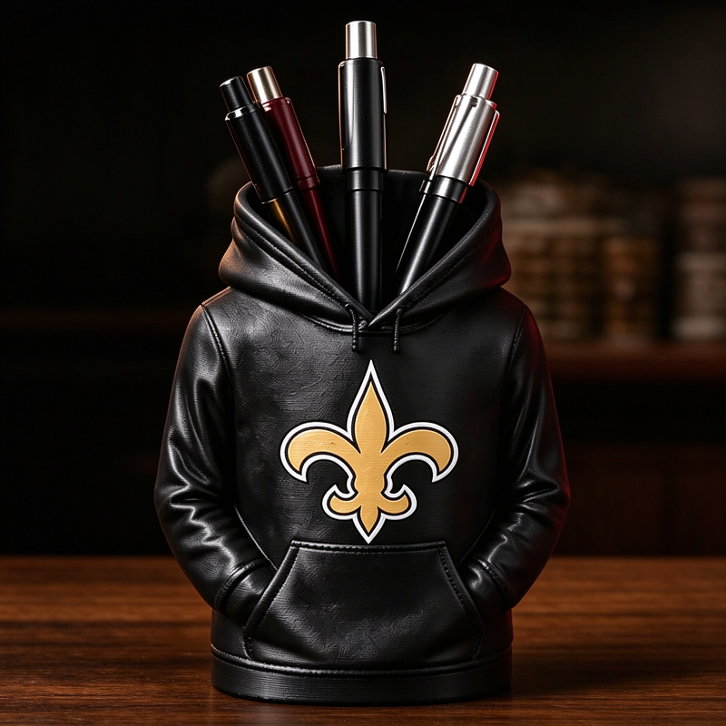 3D Printed Football Hoodie Pen Holder | Team Desk Organizer - MySpotifyGlass