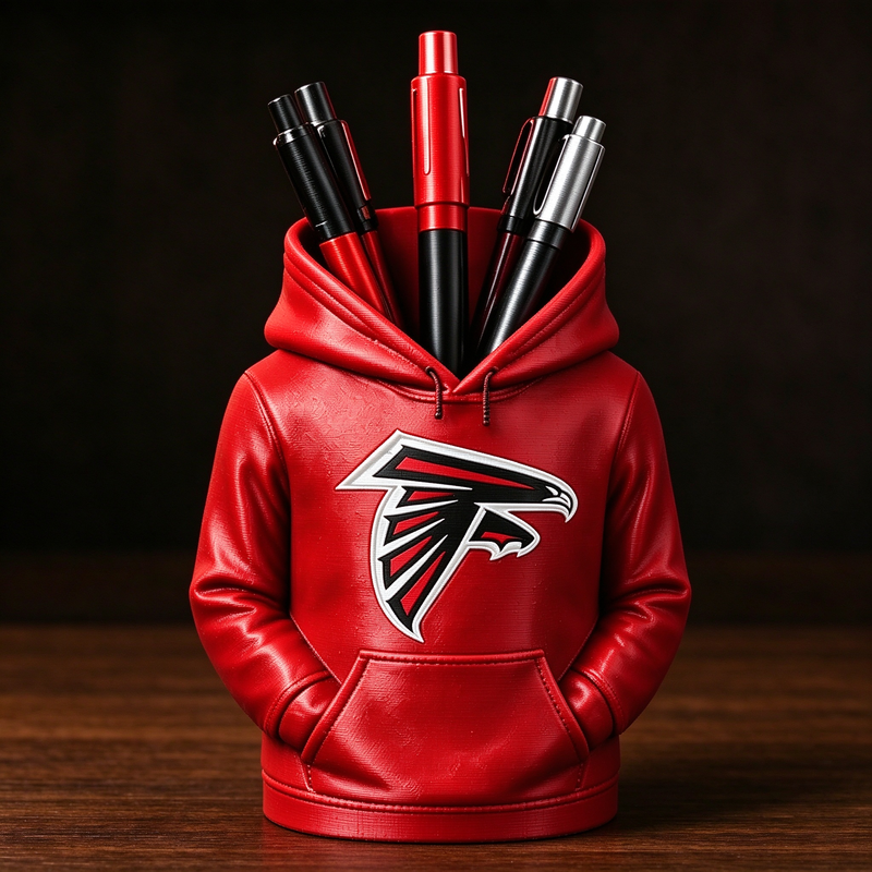3D Printed Football Hoodie Pen Holder | Team Desk Organizer - MySpotifyGlass