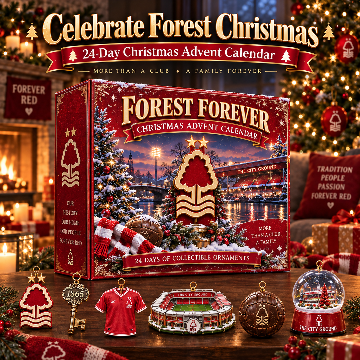 🎄 Forest Forever! Football Christmas Advent Calendar