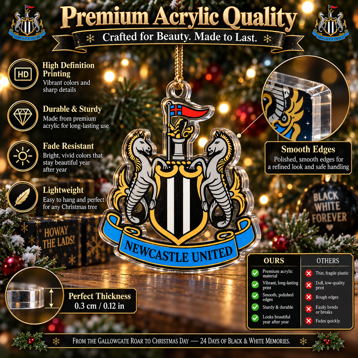 🎄 Howay the Lads! Football Christmas Advent Calendar