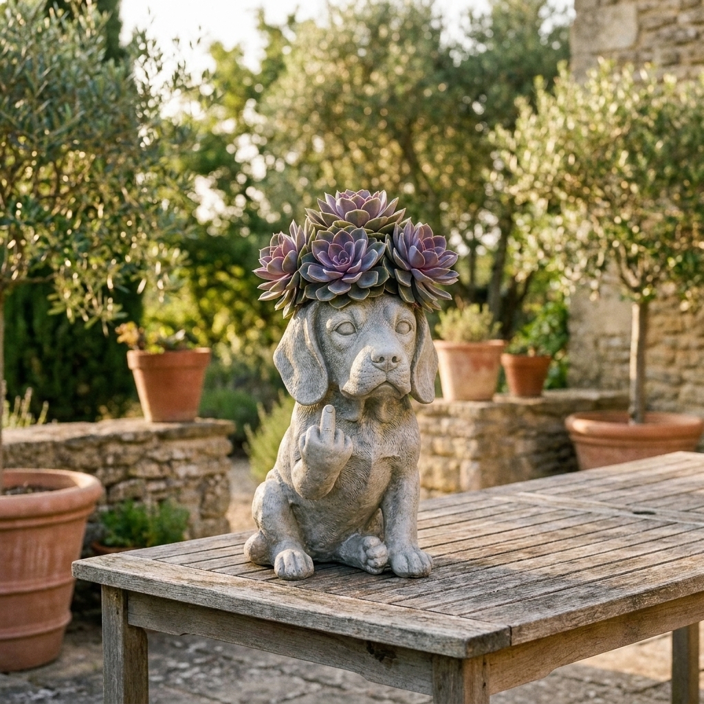 Beagle Planter Instantly Infuse Your Plants with Personality