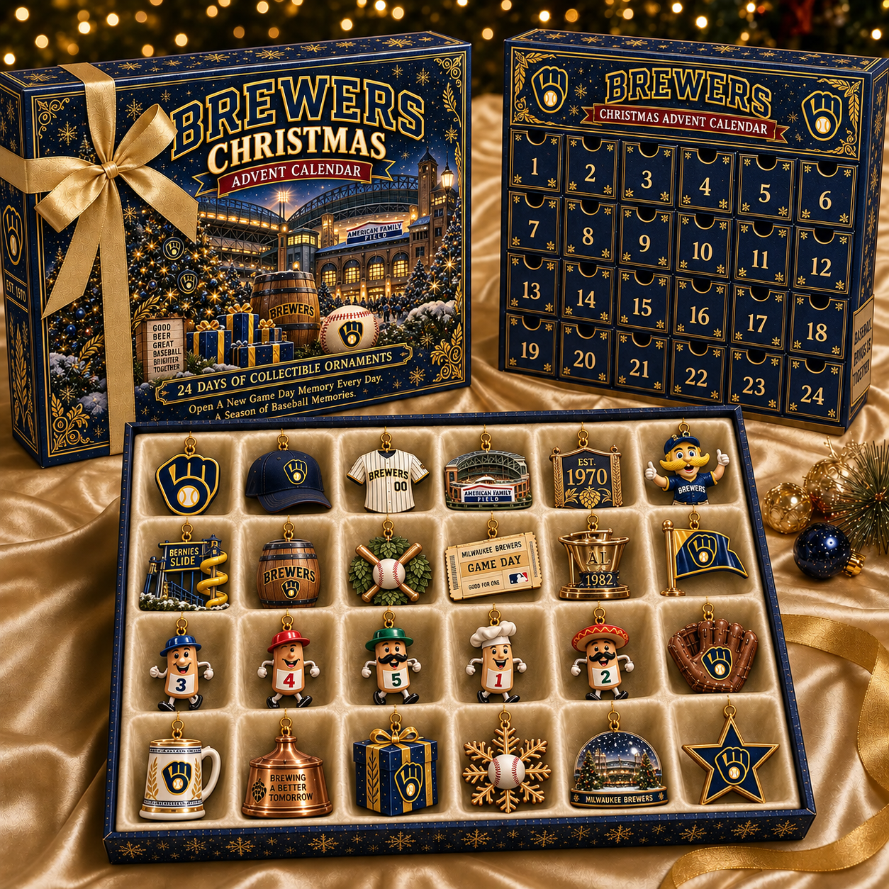 🎄 Brew Crew! Baseball Christmas Advent Calendar