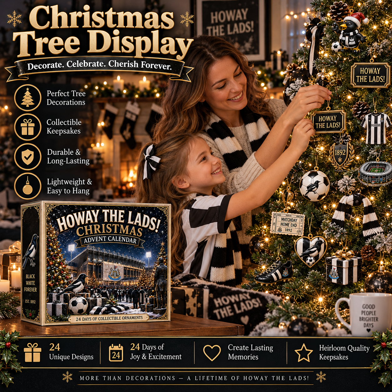 🎄 Howay the Lads! Football Christmas Advent Calendar