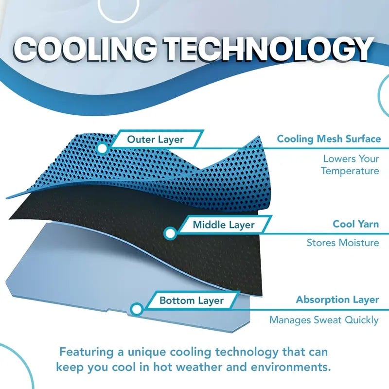 🎁Last Day Buy 1 Get 1 Free ❄️🔥Cold Sweat Towel You Can Use Anywhere, Anytime! Reusable Soft Absorbent Cooling Portable